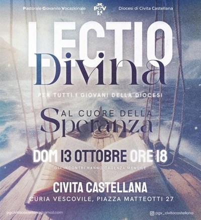 LECTIO DIVINA PASTORALE GIOVANILE